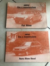 FIAT RITMO  LIBRETTO USO E