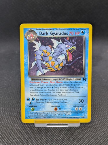 Pokémon dark gyarados holo - pokémon,