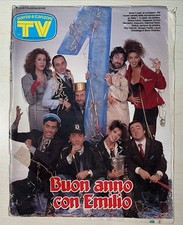 TV SORRISI E CANZONI 1989 N.1, CRISTINA D’AVENA, LORELLA CUCCARINI, GOGGI