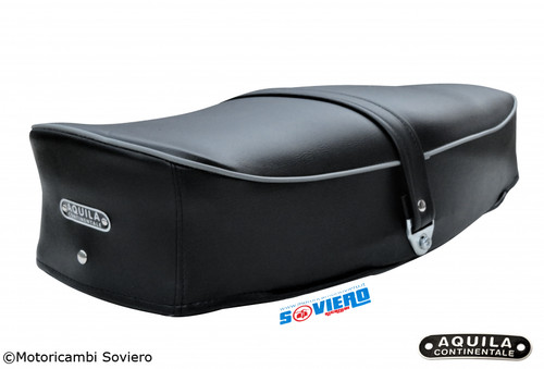 Sella nera con - \,