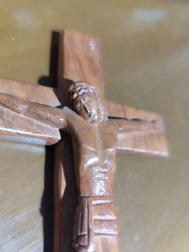 Antico crocifisso legno - antico,