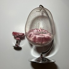 Sedia a uovo vintage 2003 Bratz retrò altalena funky moda arredamento sgabello diario