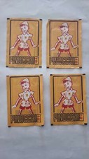 4 RARE BUSTINE DI FIGURINE (a) - PINOCCHIO Raro Album del 1968