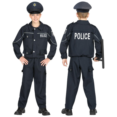 Costume carnevale poliziotto - costume,