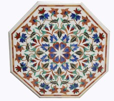 Piano Ottagonale In Marmo 36"