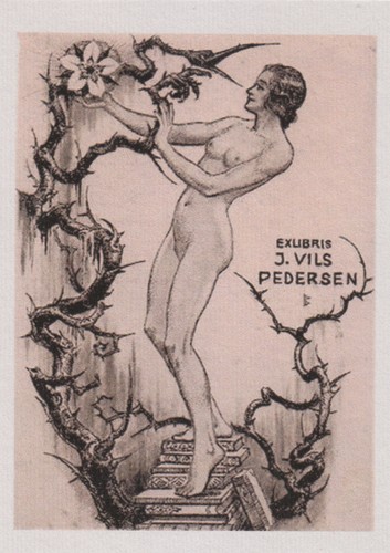 Libris bookplate erotico - ex,