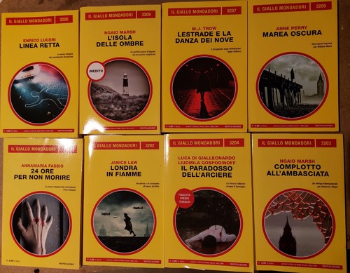 Gialli mondadori 8 - mondadori, pezzi