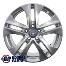 Mercedes W212 Cerchio In Lega Argento A 5 Doppie Razze 17" ET:48 8J A2124010902