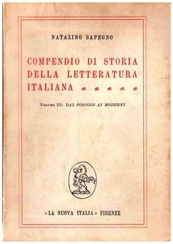 Sapegno compendio storia - n.,