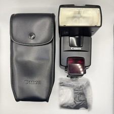 Flash Canon Speedlite 550EX attacco a slitta completamente testato funzionante in modalità manuale e TTL