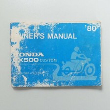 Honda CX 500 Custom Manuale di