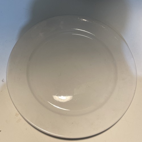 Piatto ceramica bianca c - in,