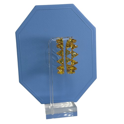 Orecchini cerchio swarovski - orecchini,