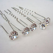 5 FORCINE strass FERMAGLI