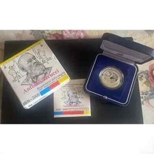 5 EURO 2008 ANTONIO MEUCCI ARGENTO SILVER PROOF UNC