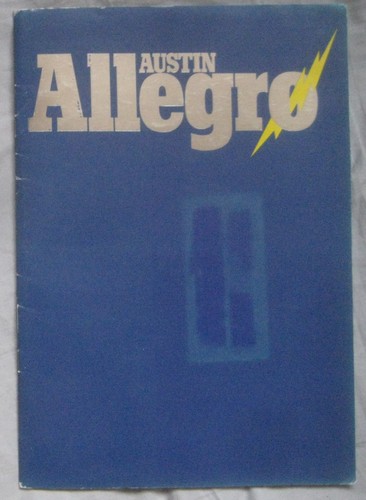 Austin allegro 1973 brochure - austin,