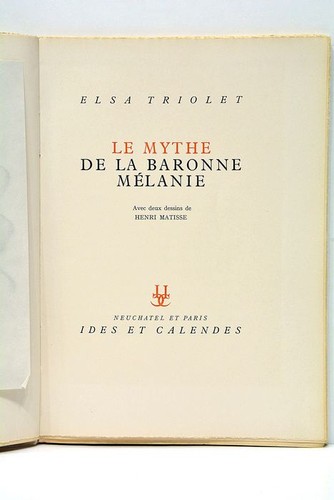 Elsa triolet mythe - le, la