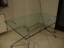Tavolo Calligaris in vetro e