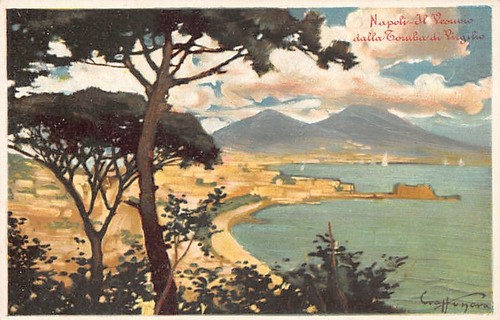 Italia napoli il - -, vesuvio
