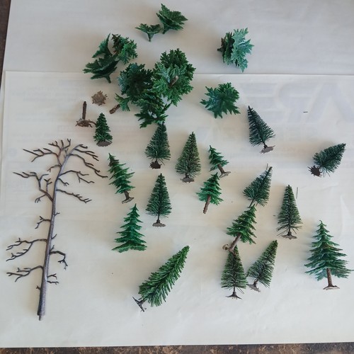 Alberi per plastici - plastici, ferroviari