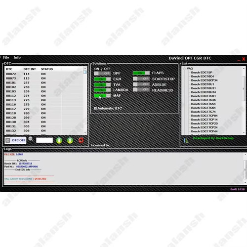 Davinci ver remove egr - davinci, ver.1.0.28