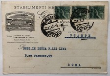 Cartolina Pubblicitaria Gajo Riccardo macchine fabbricazione molle Lecco T16