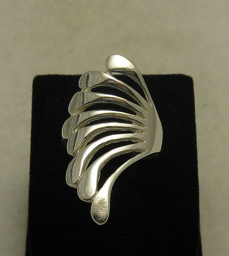 Anello lungo argento sterling