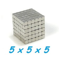 Magneti neodimio 5x5x5 mm - neodimio,