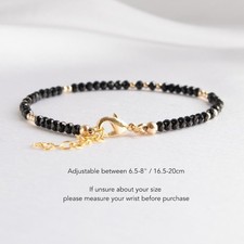 Bracciale 2MM nero spinello