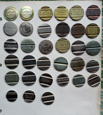 33 Gettoni   Distributori  automatici anni 80/90