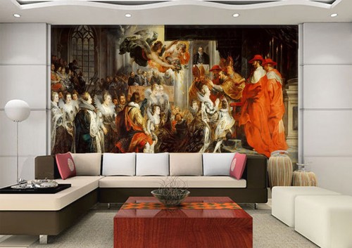 Carta parati palazzo - parati, 3d