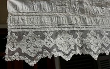 Tenda antica tendone d'epoca antique vintage linen curtain cm 152 x h 231,5