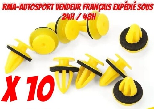 10x clips fixation panneau - fixation,