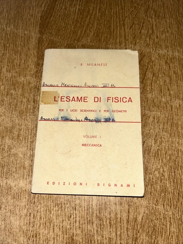 Esame fisica vol i - l'esame,