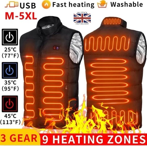 Gilet riscaldato elettrico