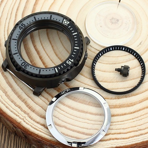 Cassa orologio acciaio nero - cassa,