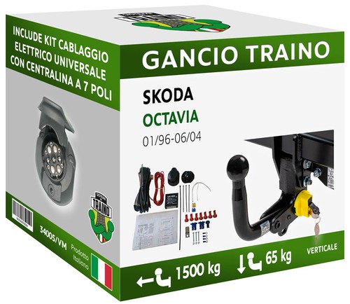 Gancio verticale estraibile - gancio,