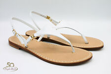 Sandali Artigianali da Donna in cuoio infradito bassi Capri Positano capresi DEA