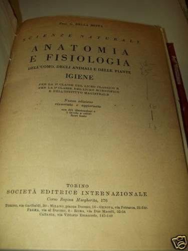 Della beffa anatomia - g.della, e