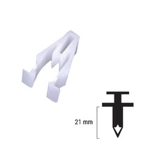 10 PLASTIC RIVETS 21 FOR