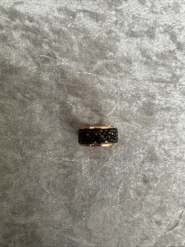 Anello swarvoski nero senza - anello,