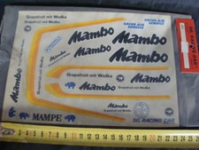 Adesivi stikers RC SG racing car Mambo vintage auto aerei radiocomandati