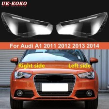 2pz Per Audi A1 2011 2012 2013 2014 Faro Sinistro+Destro Lente Guscio Trasparente Cover
