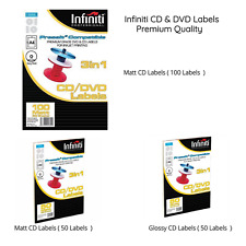 Infiniti A4 etichetta CD/DVD opaca / lucida - etichette di qualità preminum -  