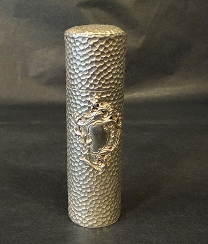 Bottiglia profumo argento
