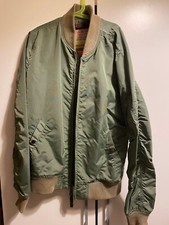 Bomber Alpha Industries tg S colore verde chiaro, come nuovo, originale LKZ10014