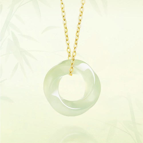 Collana giada hotan alla moda - giada,