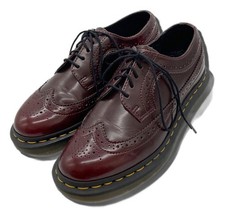 Scarpe Dr.Martens brogue VEGAN 3989 Bordeaux (US7/EU37/UK4.5) Donna 2689