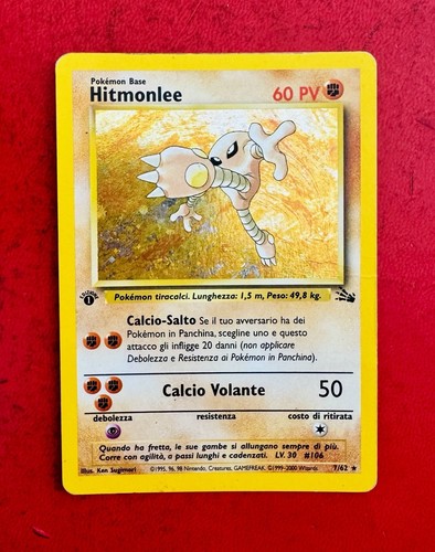 Lotto carte pokemon hitmonlee - pokemon,