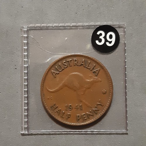 Australia half penny - australia, penny"